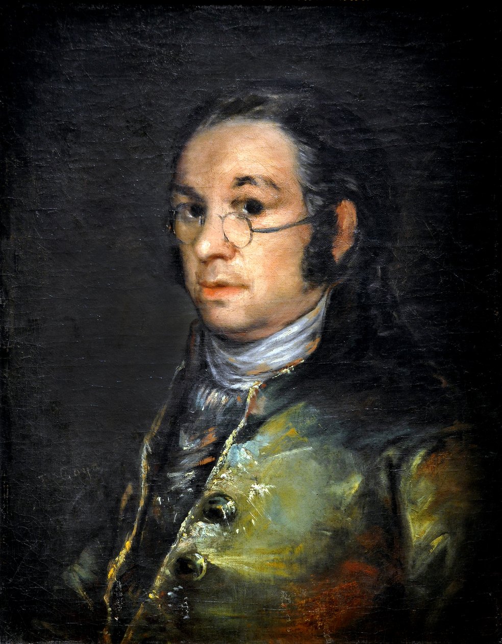 Gözlüklü otoportre, 1800 civarı (tuval üzerine yağlı boya) by Francisco Jose de Goya y Lucientes