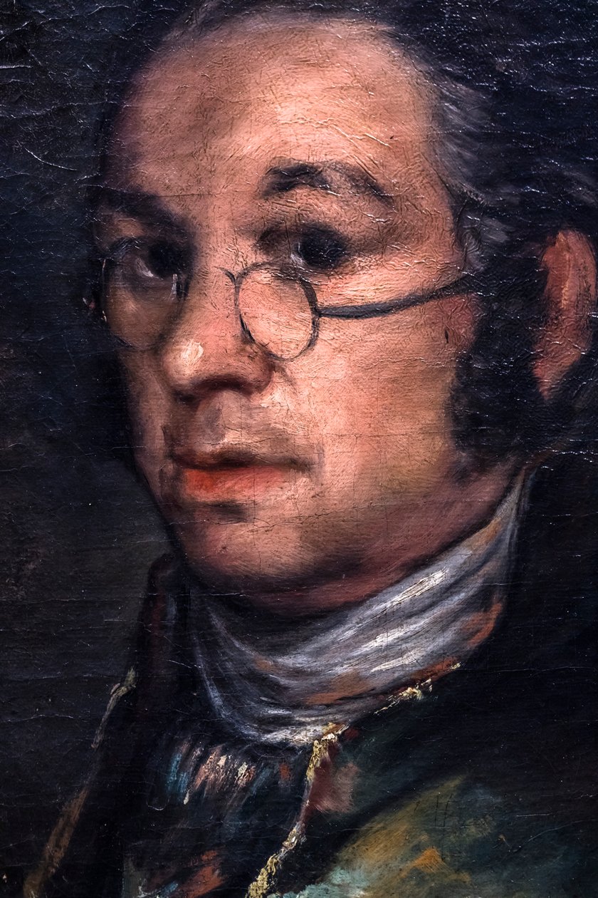 Gözlüklü otoportre, 1800 civarı (tuval üzerine yağlıboya) by Francisco Jose de Goya y Lucientes