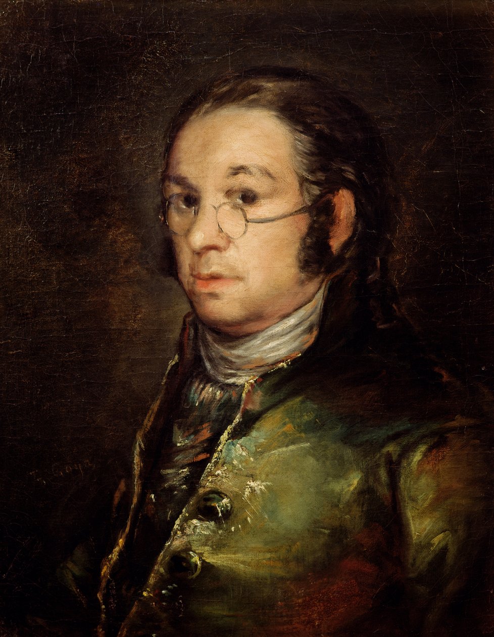 Gözlüklü Otoportre by Francisco de Goya