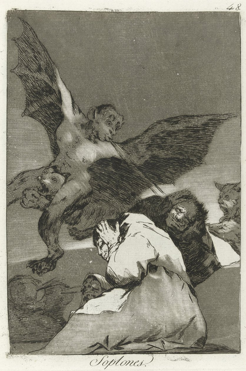 Muhbirler, Los Caprichos by Francisco de Goya
