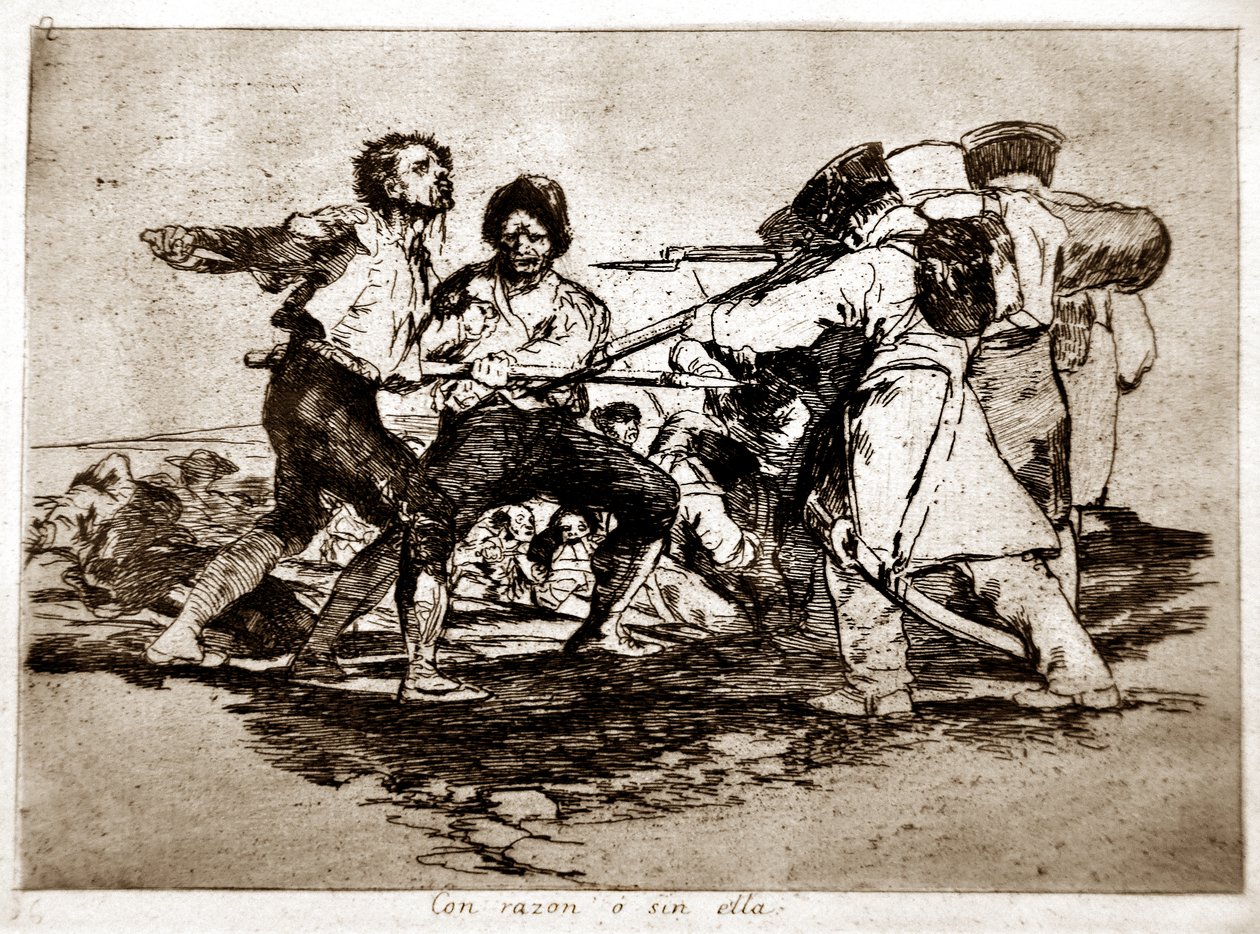 Savaşın Felaketleri: Con Razon o Sin Ella (Doğru veya Yanlış) by Francisco Jose de Goya y Lucientes