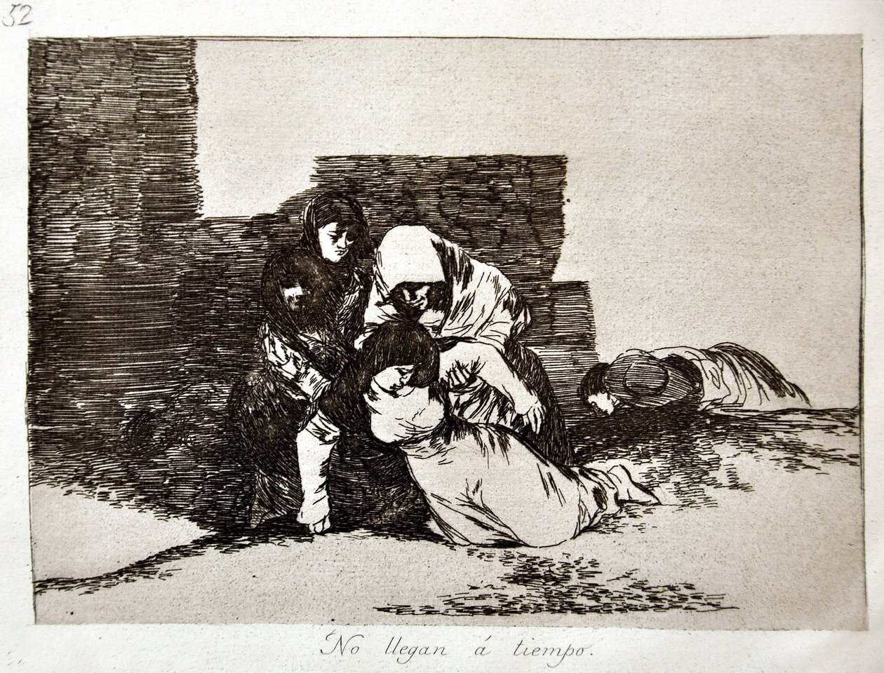 Savaşın Felaketleri: No Llegan a Tiempo (Çok Geç Geldiler) by Francisco Jose de Goya y Lucientes