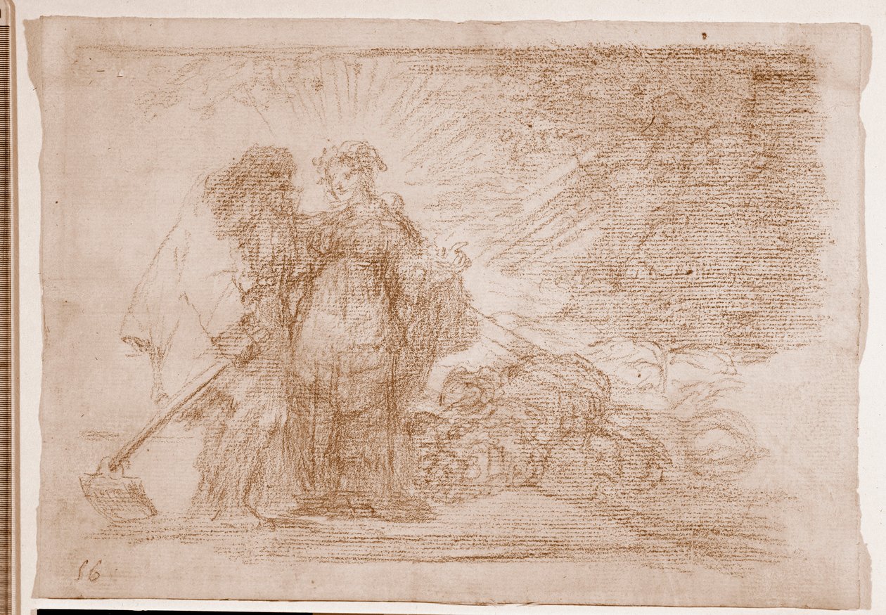 Savaşın Felaketleri: Bu doğrudur (hazırlık çizimi by Francisco de Goya