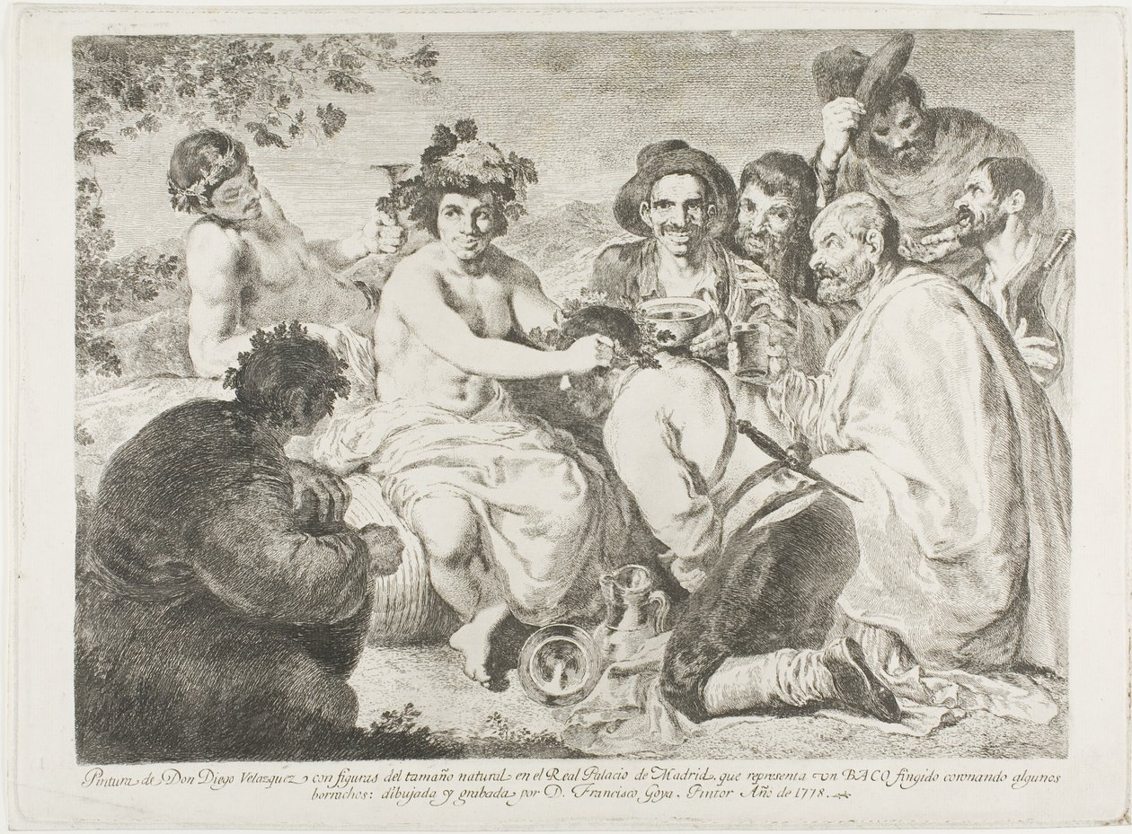 ayyaşlar by Francisco Jose de Goya y Lucientes