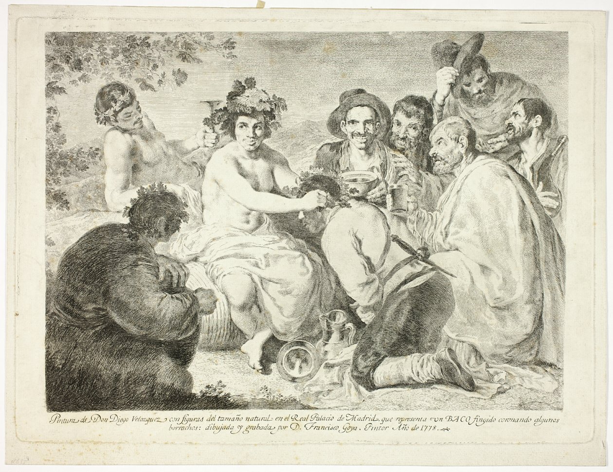 ayyaşlar by Francisco Jose de Goya y Lucientes