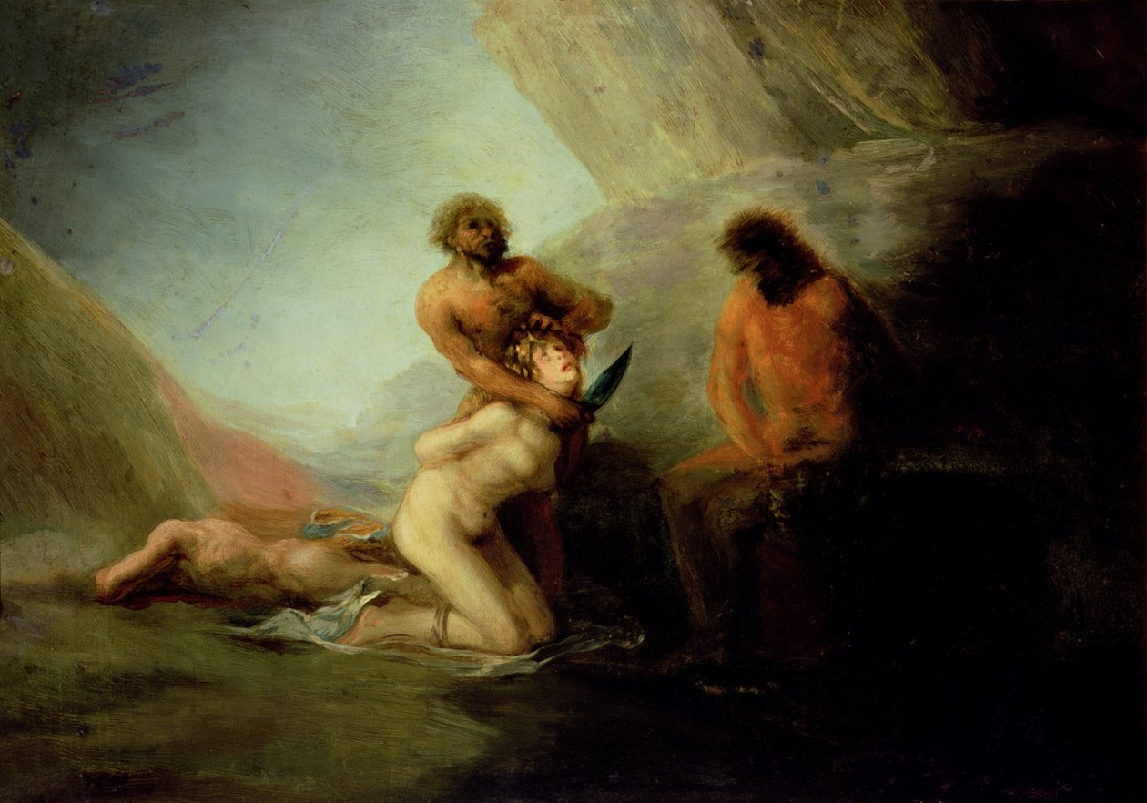 İnfaz, c.1808-12 (tuval üzerine yağlı boya) by Francisco Jose de Goya y Lucientes