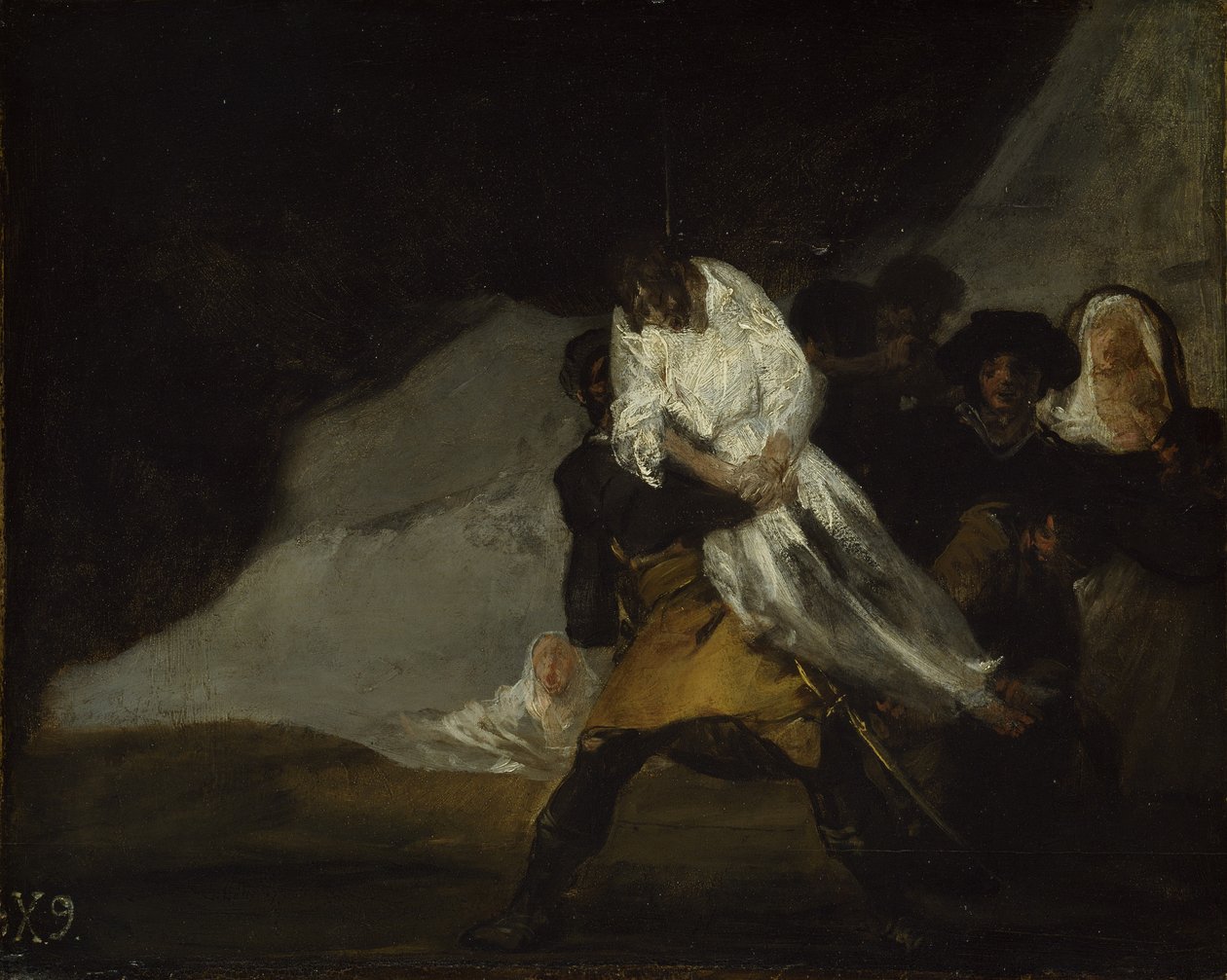 Asılan Keşiş, 1810 dolayları by Francisco de Goya