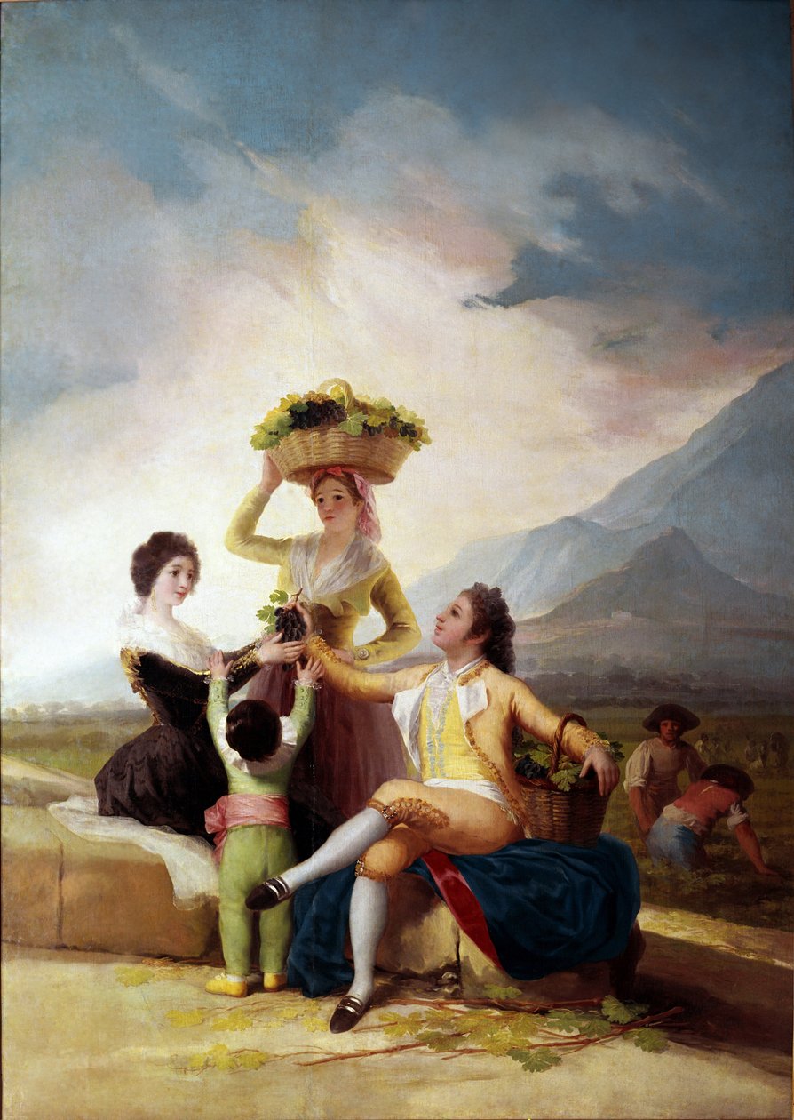 Hasat (tuval üzerine yağlı boya by Francisco de Goya