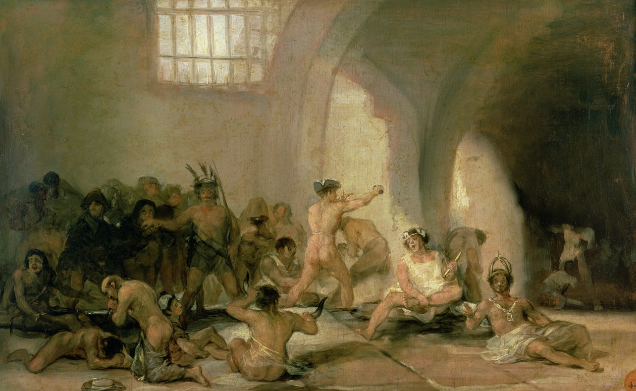 tımarhane by Francisco de Goya