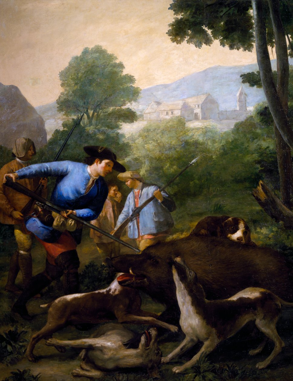 domuz avı by Francisco Jose de Goya y Lucientes