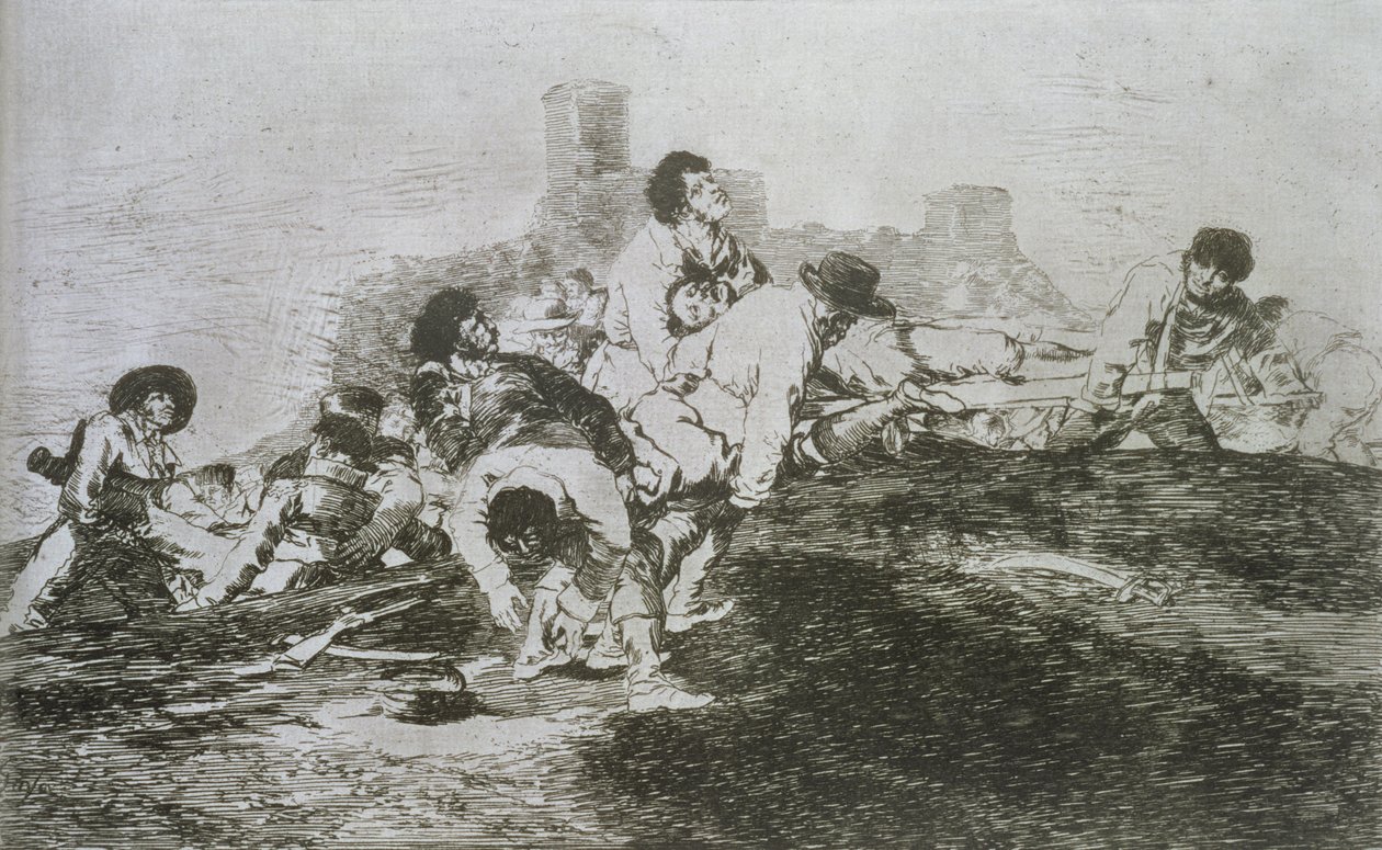 Hala kullanılabilirler, 'Savaşın Felaketleri'nin 24. levhası by Francisco Jose de Goya y Lucientes