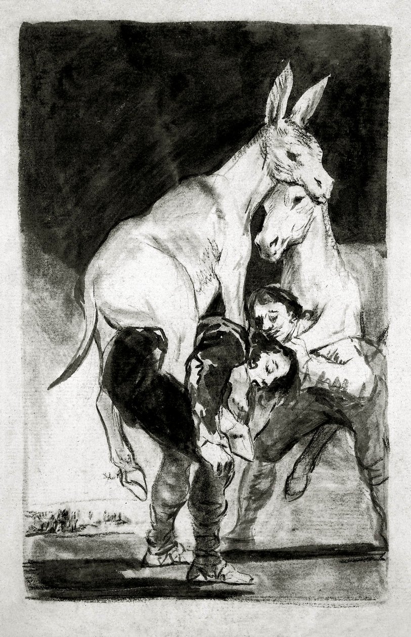 Sen Yapamayanlar by Francisco de Goya