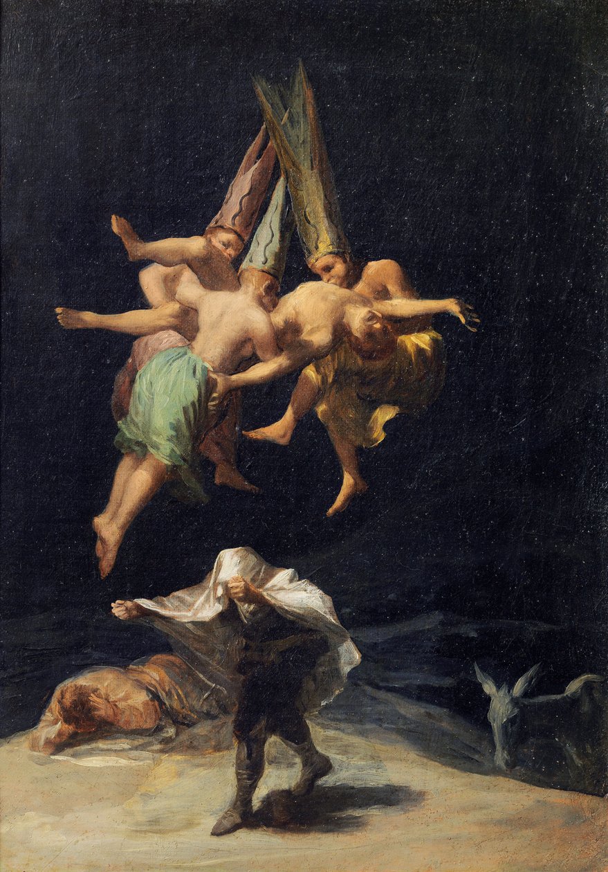 Vol de Sorcieres - Uçan Cadılar Francisco de Goya(1746-1828) by Francisco de Goya