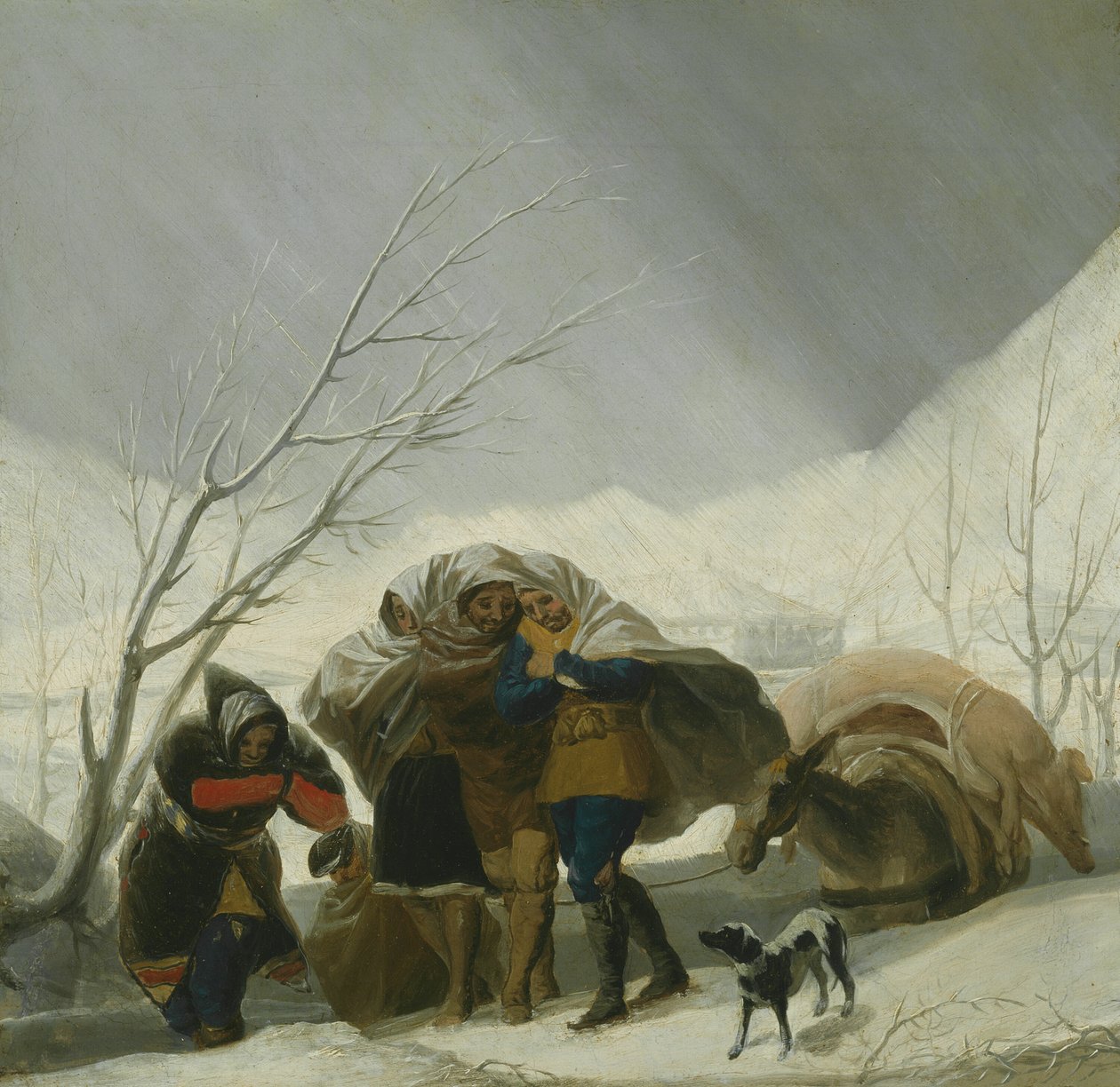 kış sahnesi by Francisco Jose de Goya y Lucientes