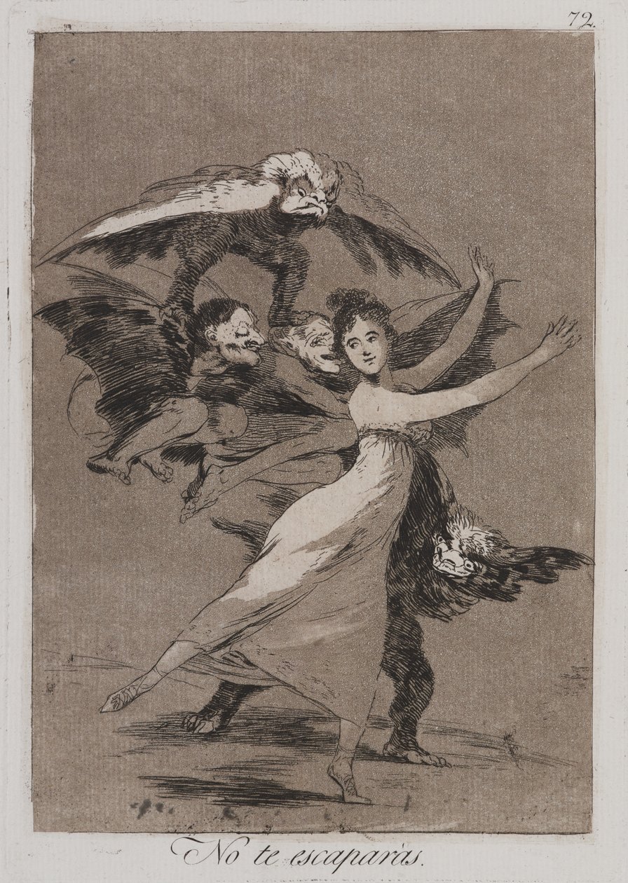 Kaçmayacaksın (Escarparas yok) by Francisco de Goya