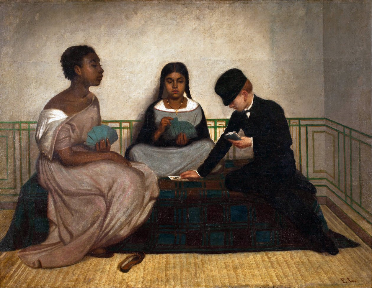 Üç Irk veya Kanun Önünde Eşitlik, Francisco Laso (1823-1869), Lima Sanat Müzesi by Francisco Laso