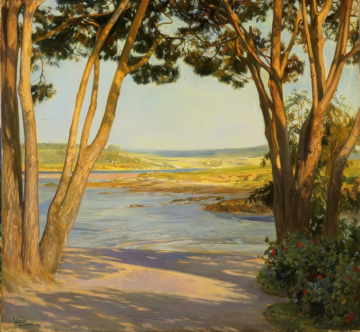SANTA CRUZ – 1910 – OLEO / LIENZO – 92X98 CM by Francisco Llorens Diaz