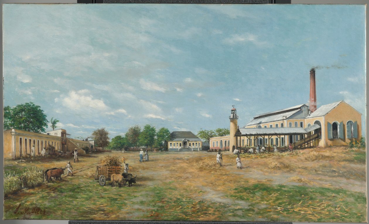 Hacienda La Fortuna, 1885 by Francisco Manuel Oller