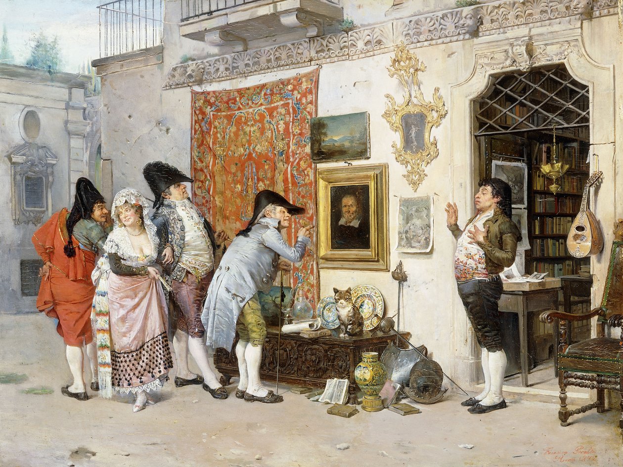 antikacı; Antikacı, 1872 by Francisco Peralta del Campo