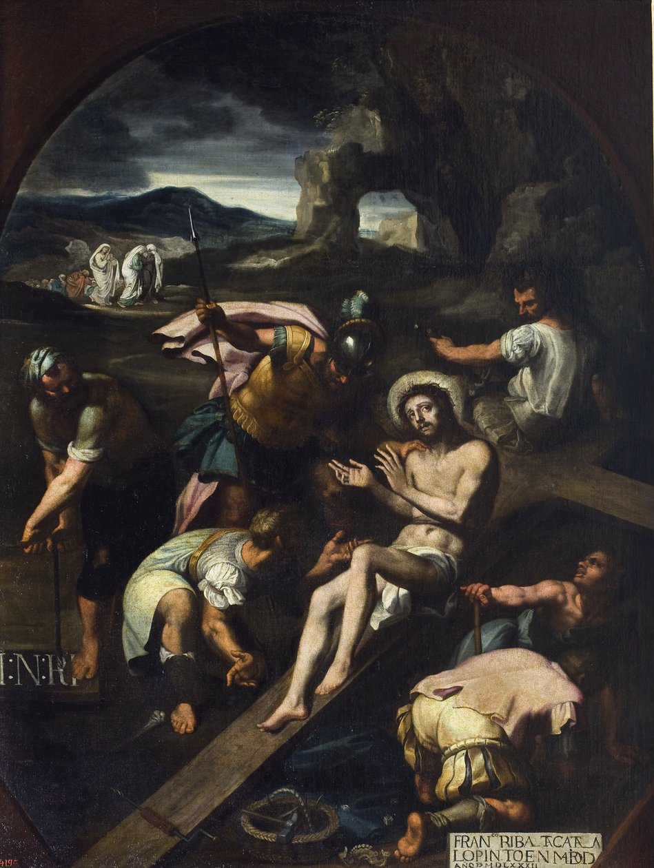 İsa Çarmıha Çivilenmiş - Francisco Ribalta (1565-1628). Tuval üzerine yağlıboya by Francisco Ribalta