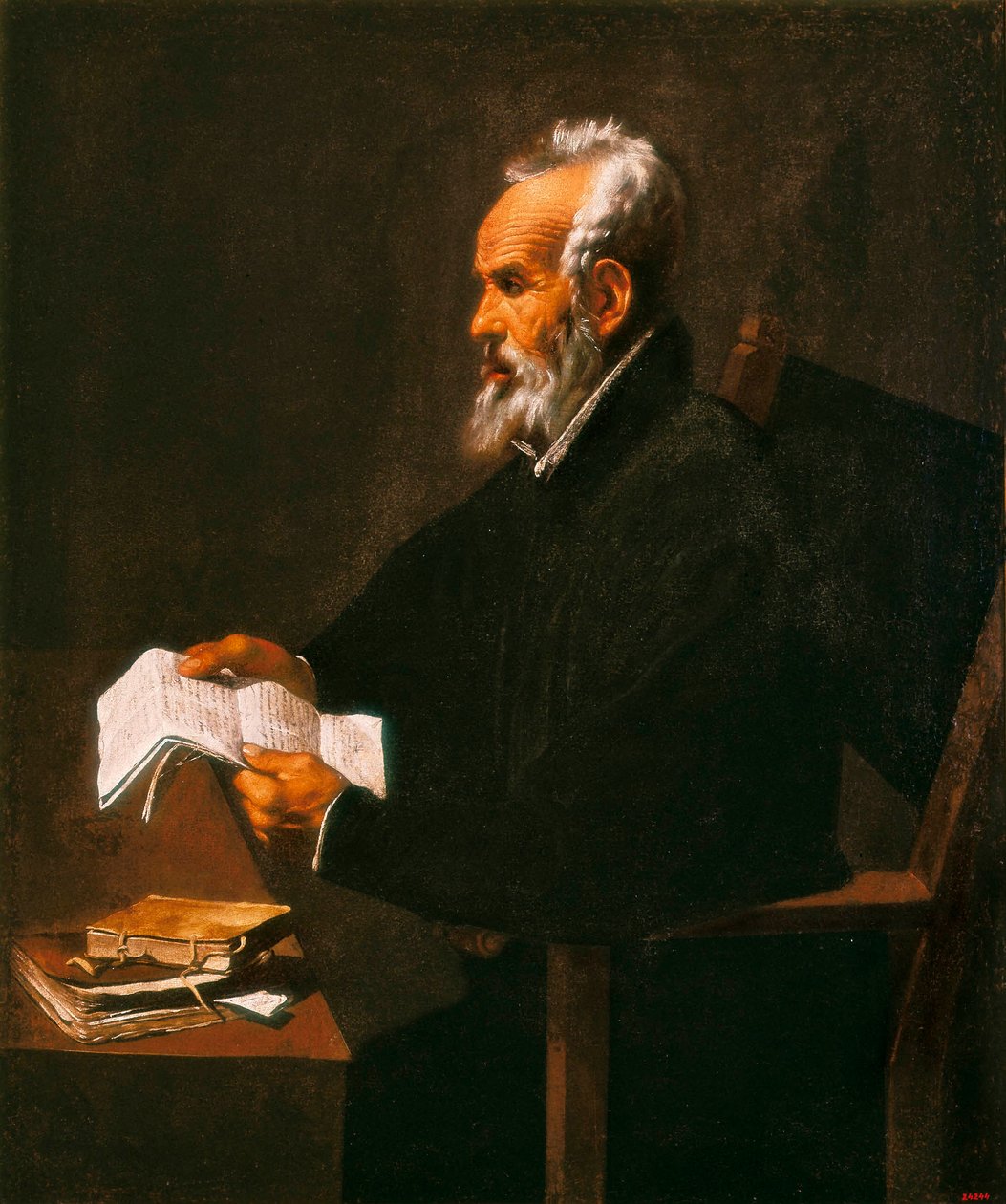 Raymond Lulle'nin Katalan Ramon Llull'da temsili, İspanyol Raimundo Lulio (Lullo) (Lull) filozof, ilahiyatçı ve şair Katalanca (1235-1315), c.1618 (tuval üzerine yağlı boya) by Francisco Ribalta