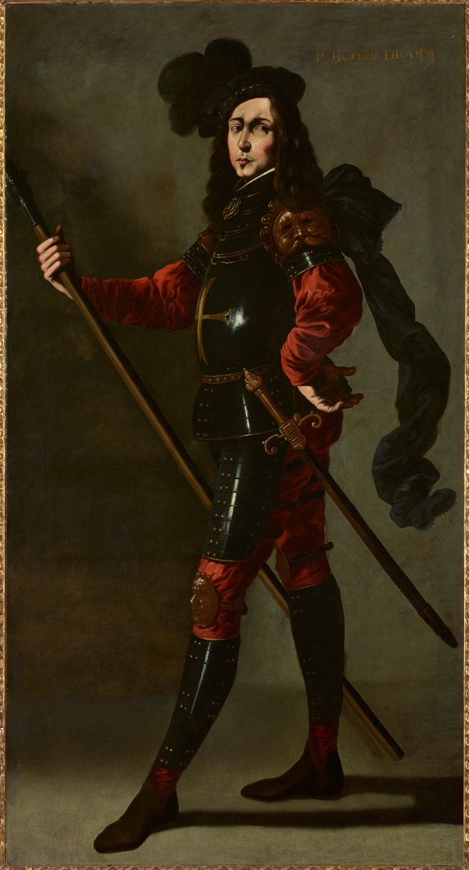 İnfante P. Bustos de Lara, yaklaşık 1640-1645. by Francisco de Zurbaran
