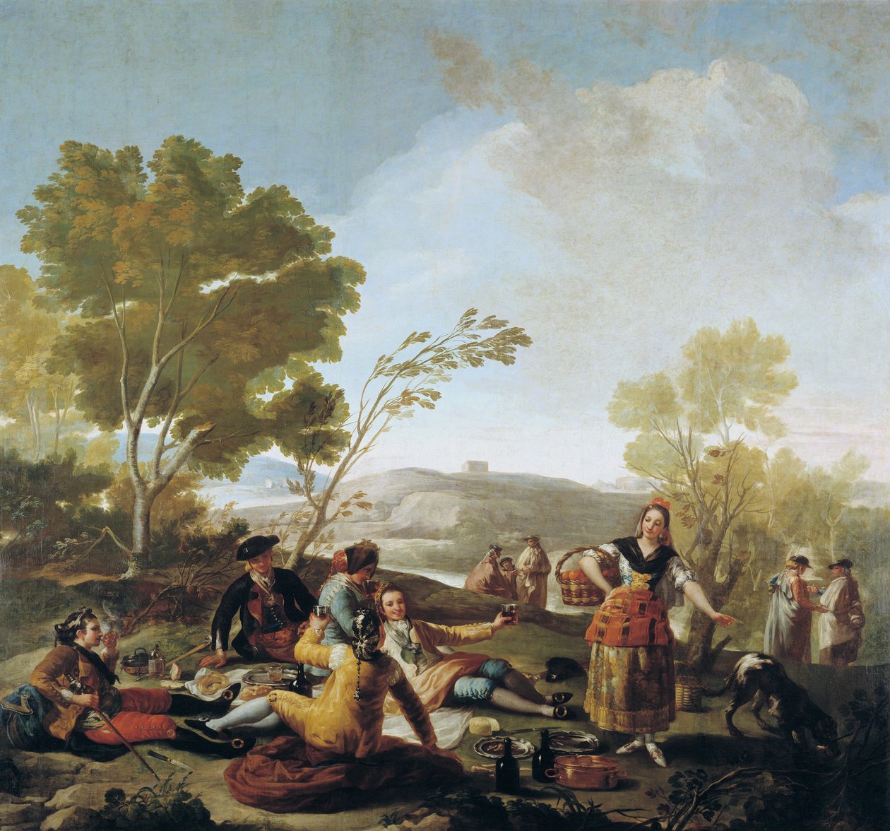 Piknik, 1776 by Francisco de Goya