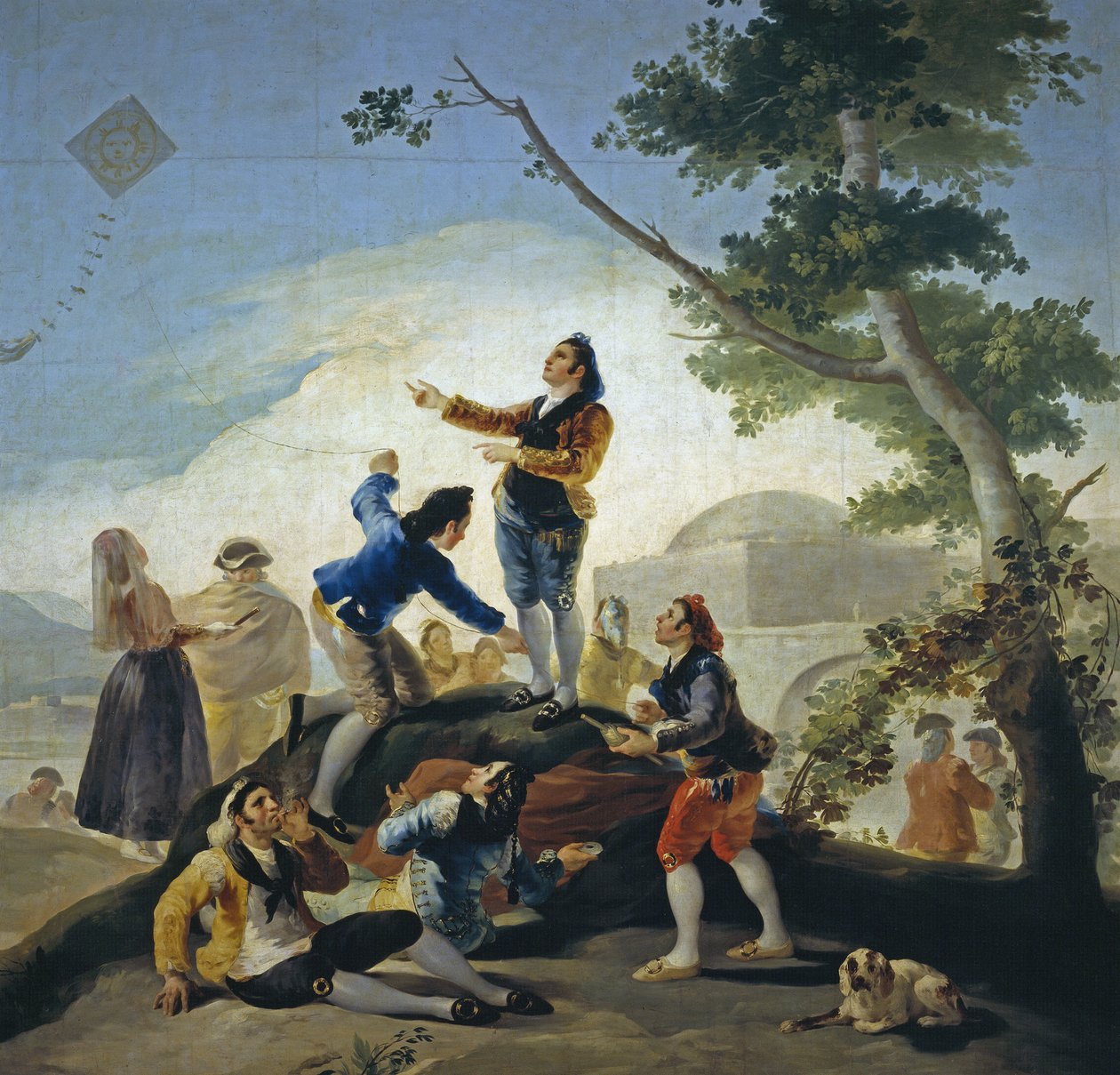 Bir uçurtma Uçurtma, 1778 by Francisco de Goya