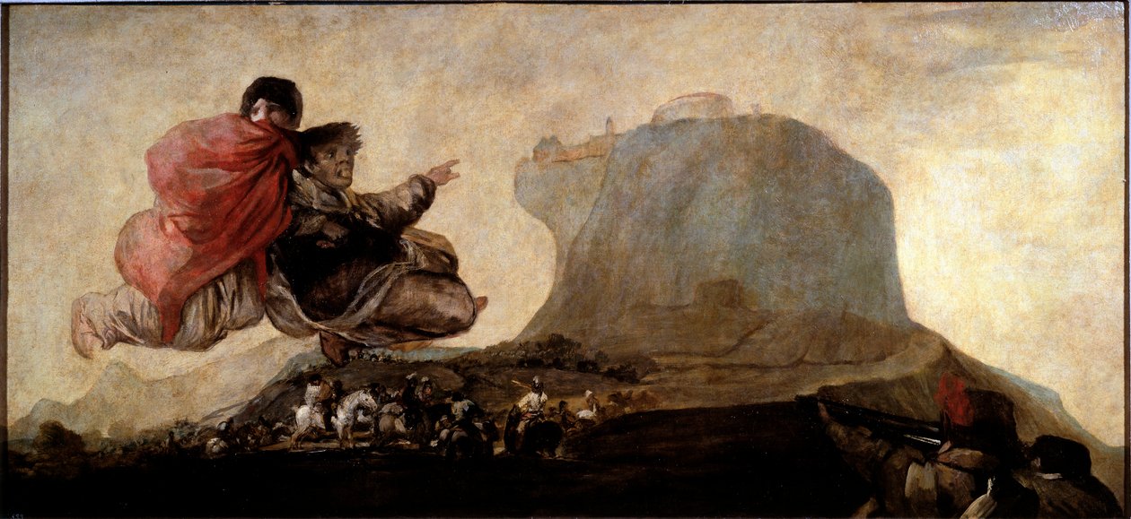 Asmodeus (tuval üzerine yağlı boya by Francisco de Goya