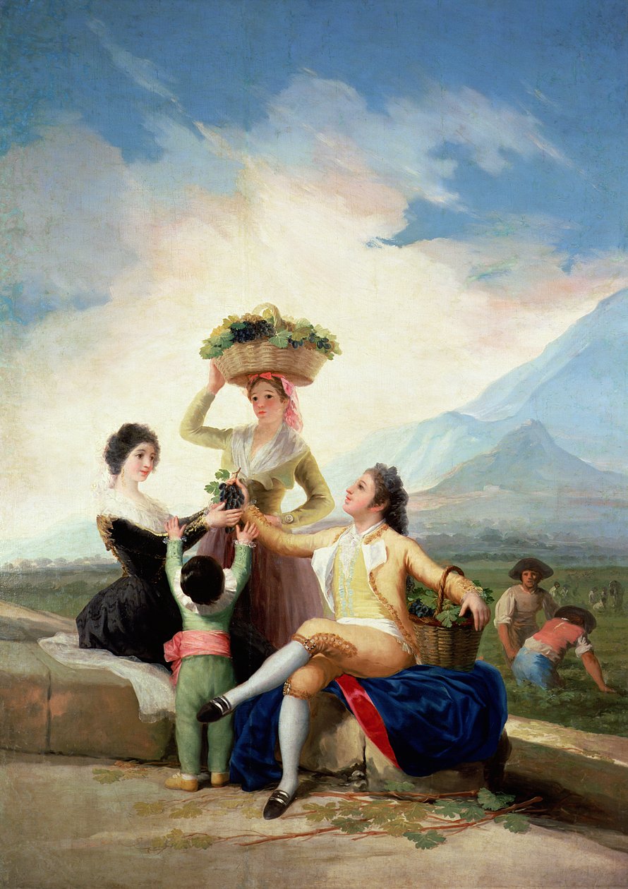 Sonbahar veya Üzüm Hasadı, 1786-87 by Francisco de Goya