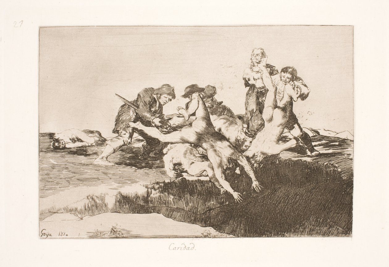 merhamet (27) by Francisco de Goya