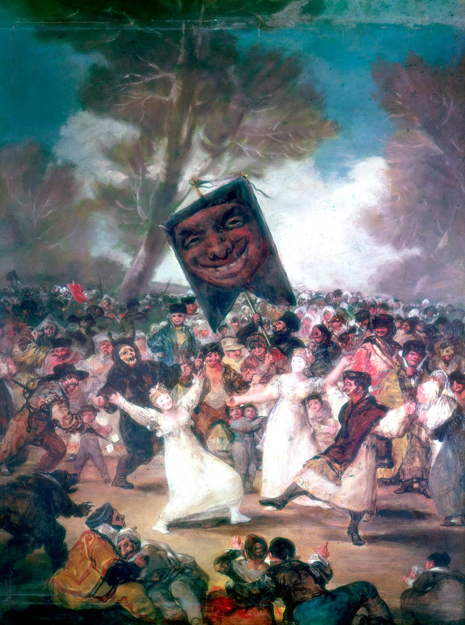 Bir köyde boğa güreşi, 1812-1814 by Francisco de Goya