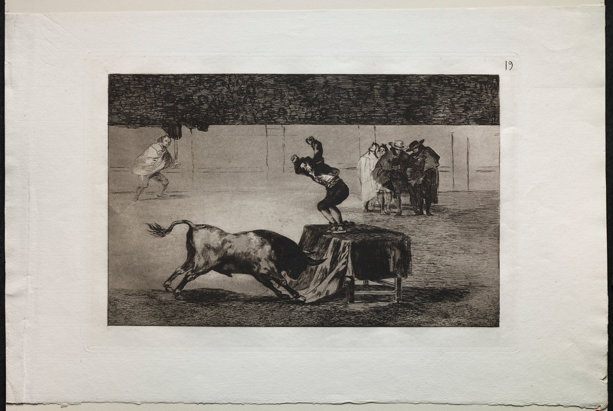 Boğa Güreşi: Aynı Yüzükteki Başka Bir Çılgınlığı, 1876. by Francisco de Goya