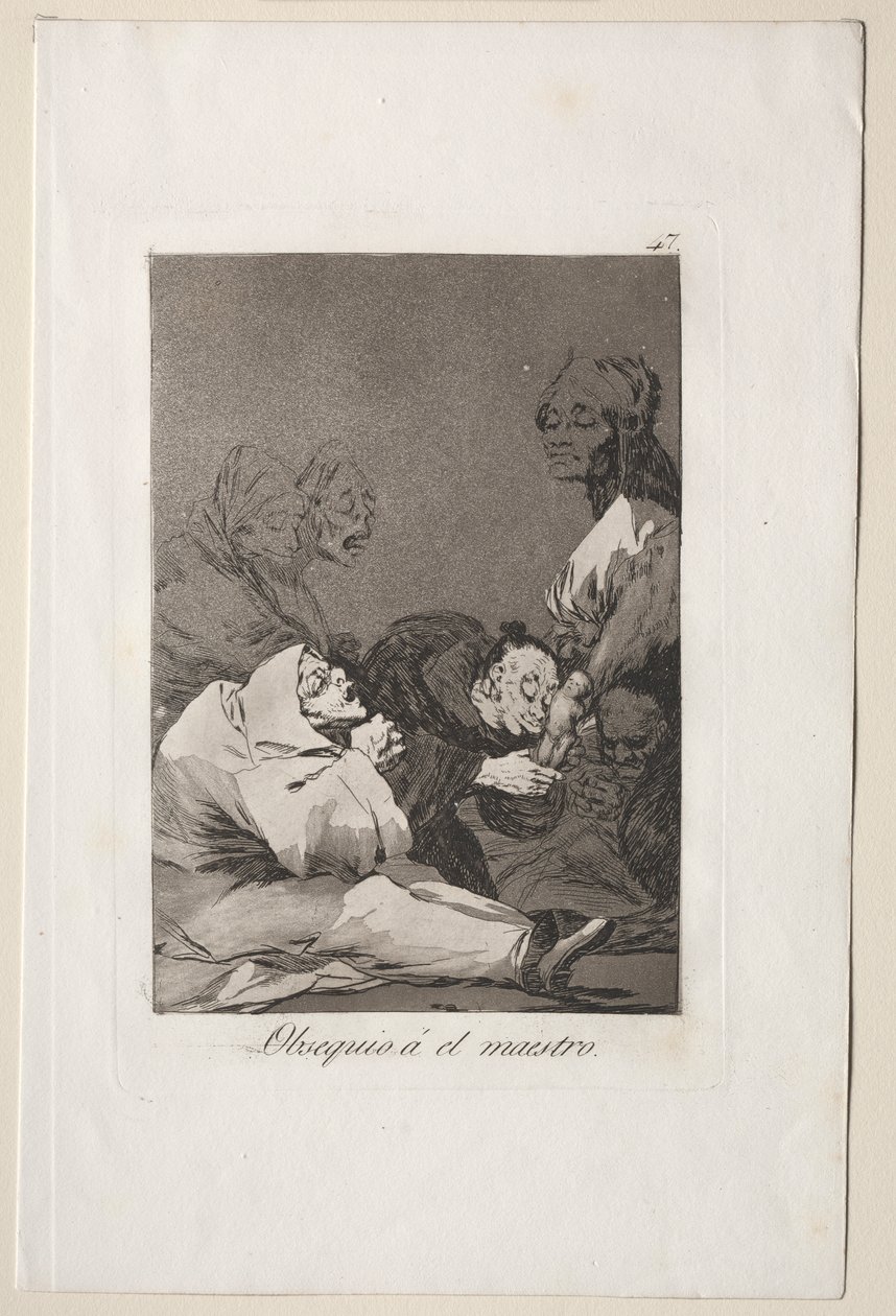 Caprichos: Efendiye Bir Hediye by Francisco de Goya