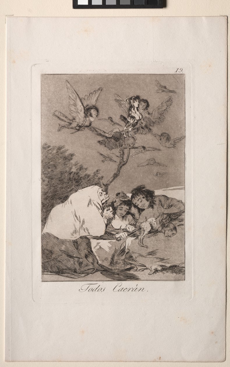 Caprichos: Her Şey Düşecek by Francisco de Goya