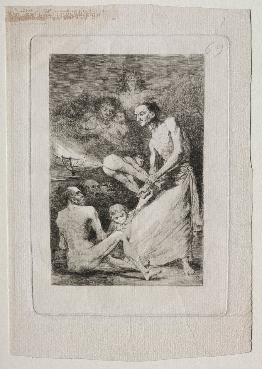 Caprichos: Darbe by Francisco de Goya