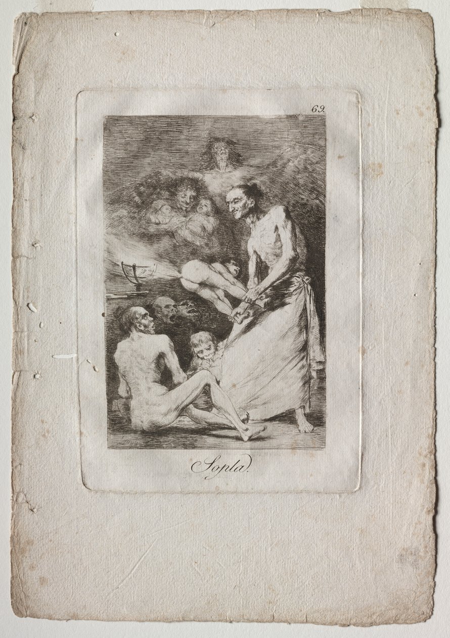 Caprichos: Darbe by Francisco de Goya