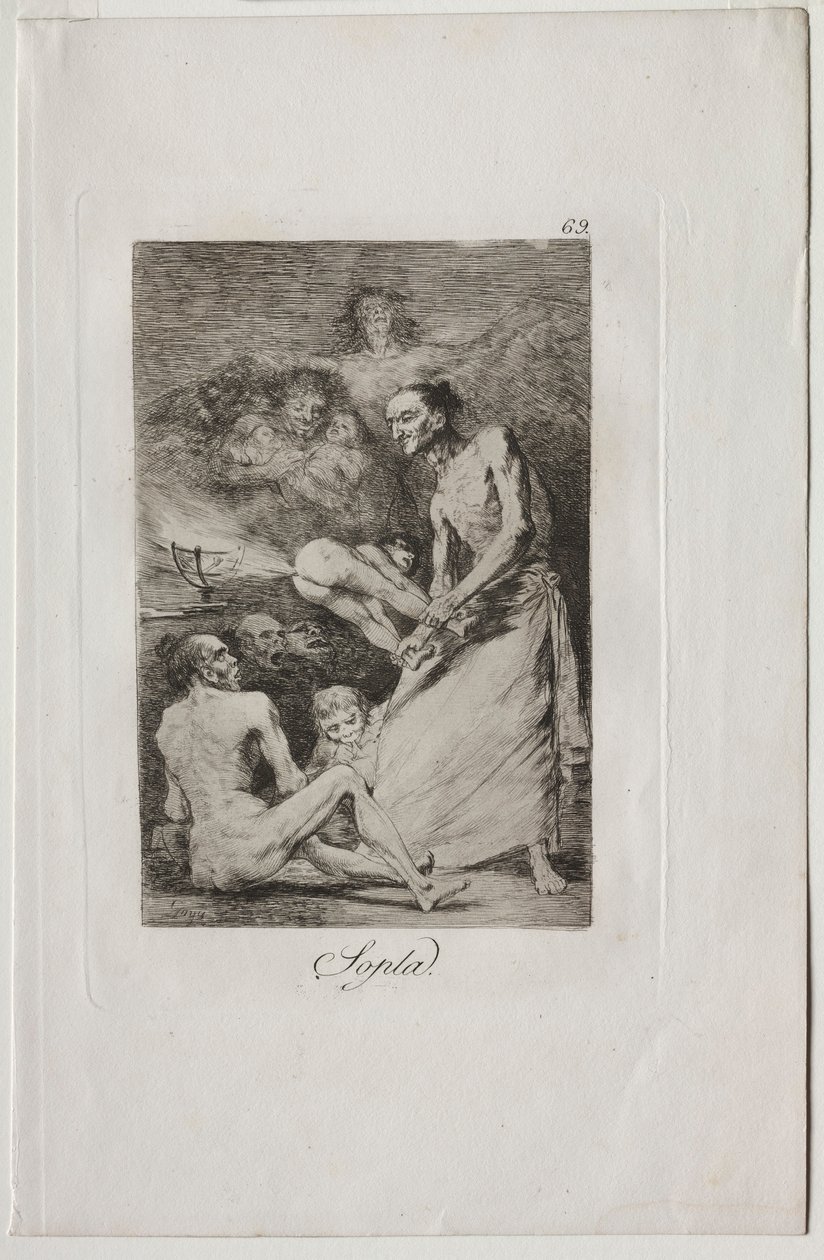 Caprichos: Vur!. by Francisco de Goya