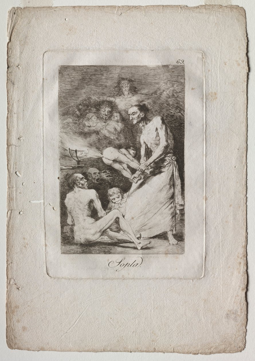 Caprichos: Darbe, 1799. by Francisco de Goya