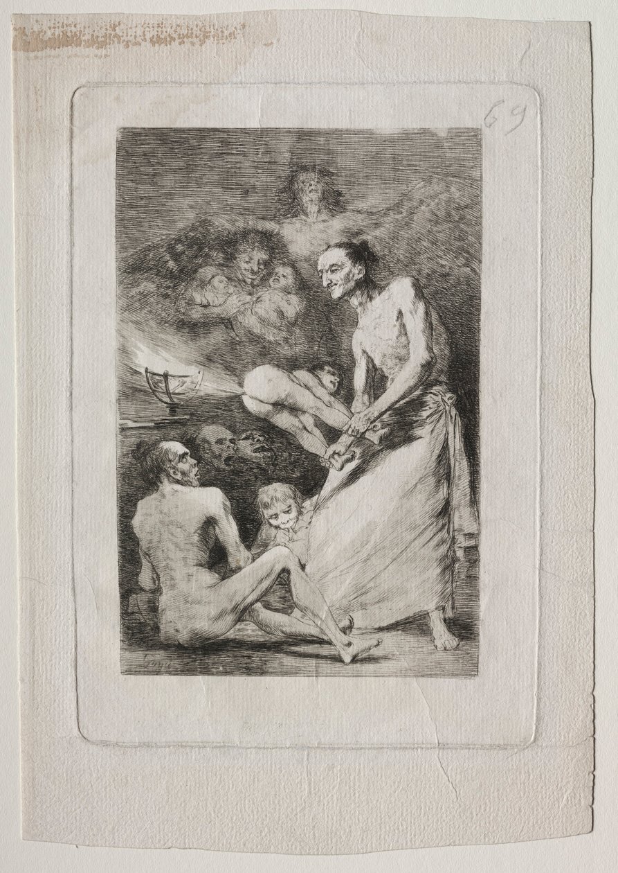 Caprichos: Üfleme, c. 1799. by Francisco de Goya