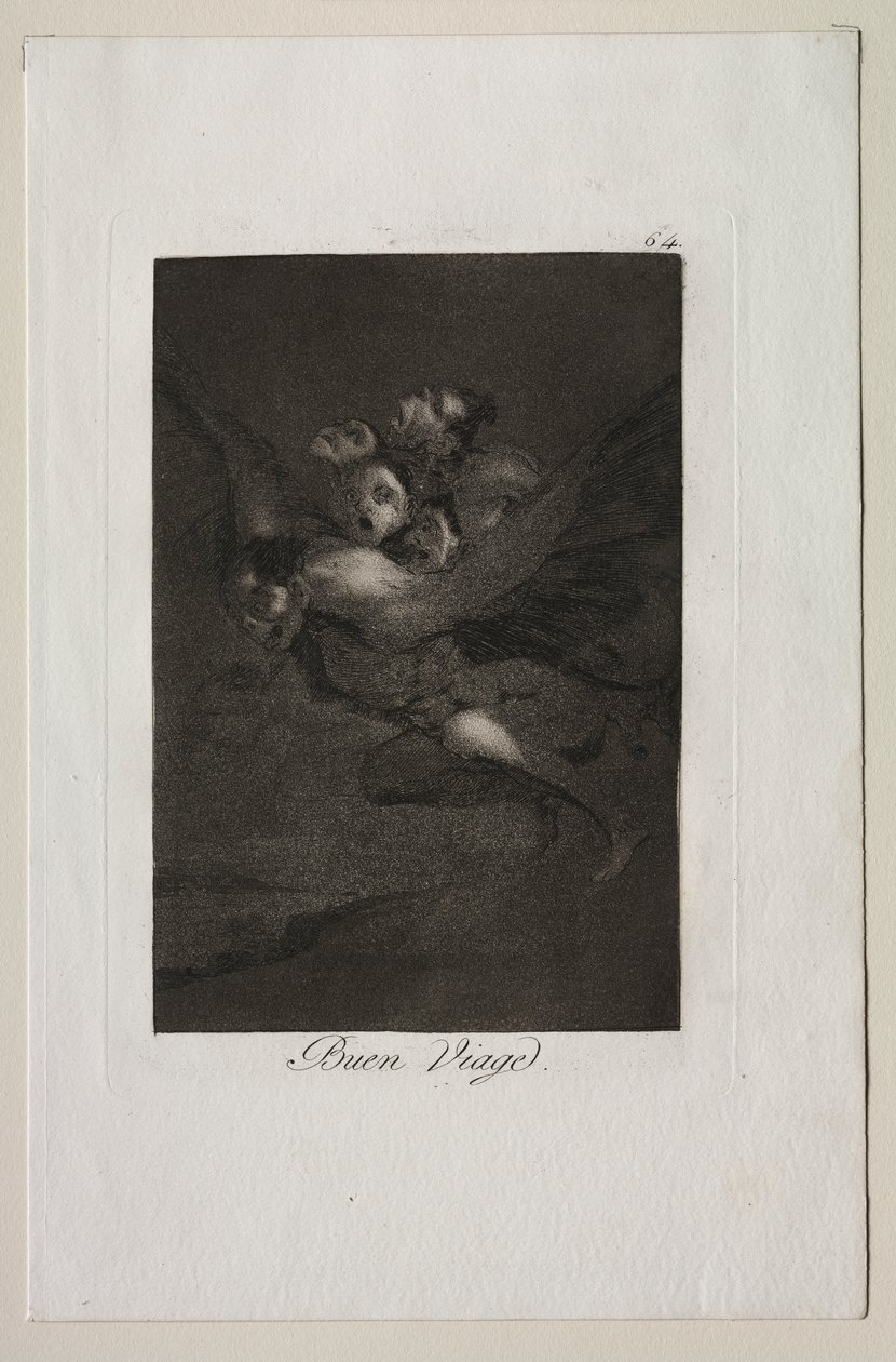 Caprichos: İyi Yolculuklar! by Francisco de Goya