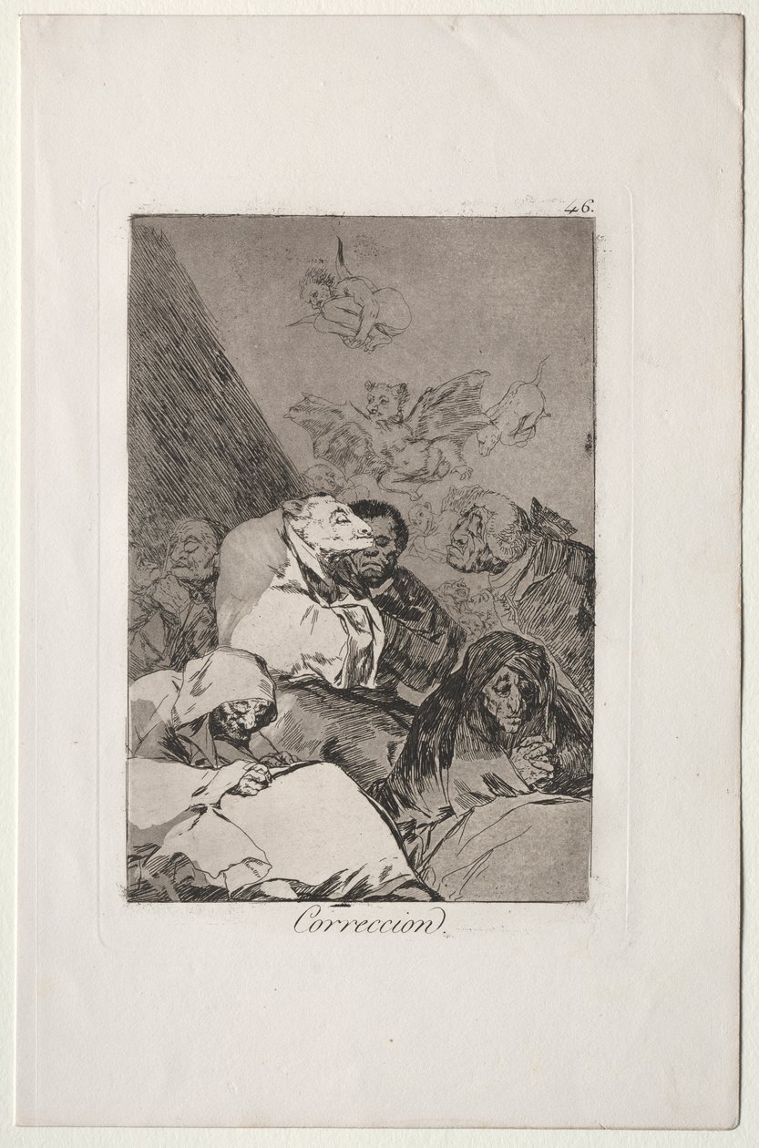 Caprichos: Düzeltme by Francisco de Goya