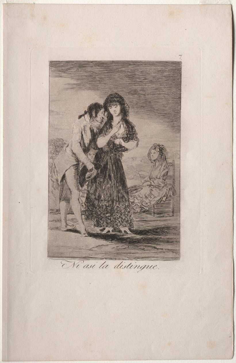 Caprichos: Böyle Bilse Onu Çıkaramaz by Francisco de Goya