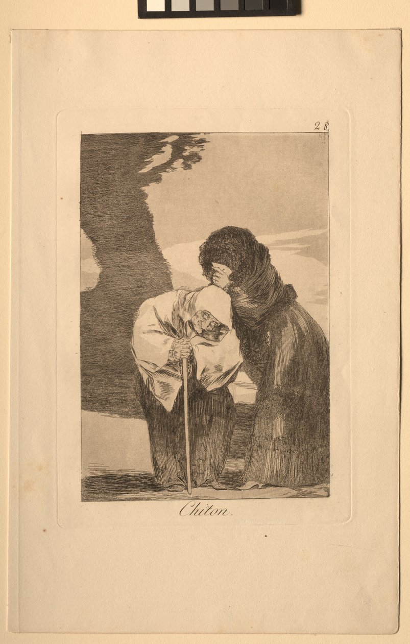Caprichos: Sus! by Francisco de Goya