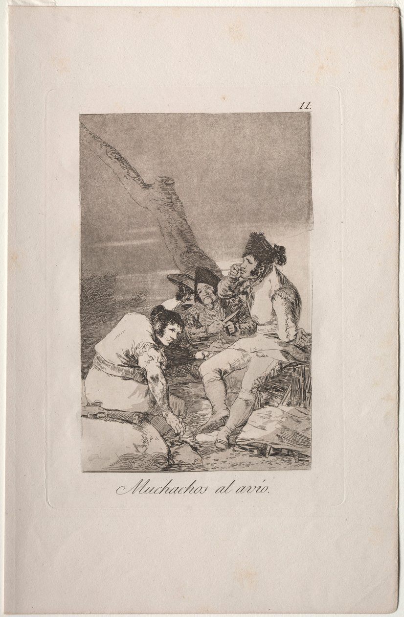 Caprichos: Bayanlar Hazırlanıyor.. by Francisco de Goya