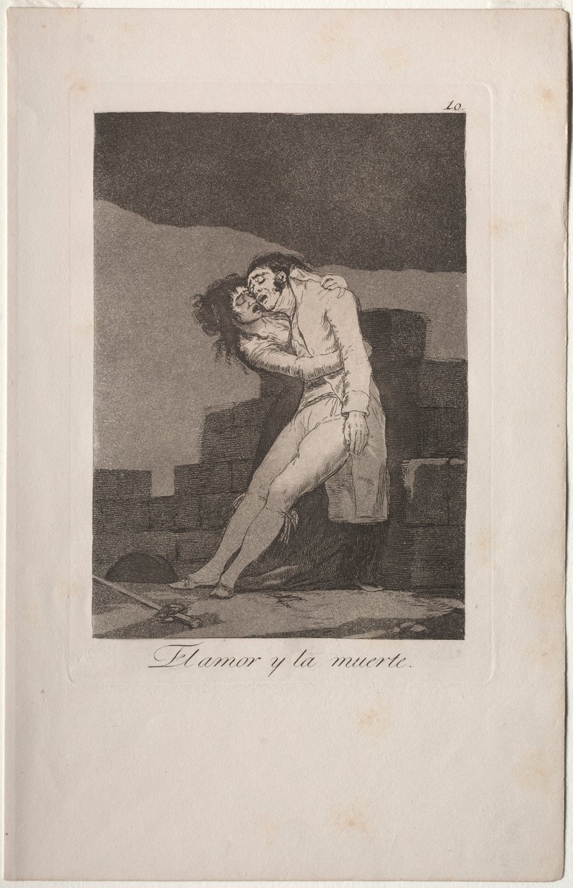 Caprichos: Aşk ve Ölüm. by Francisco de Goya