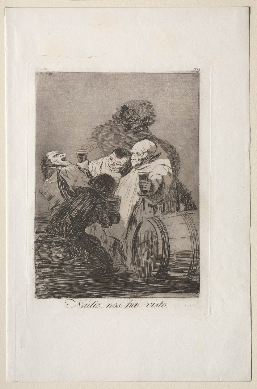 Caprichos: Bizi Kimse Görmedi. by Francisco de Goya