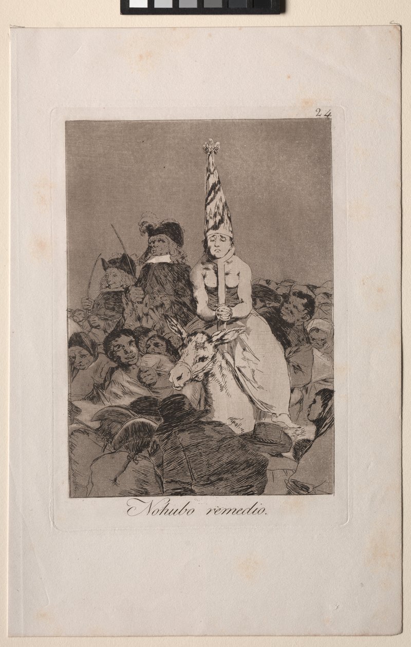 Caprichos: Bu Konuda Hiçbir Şey Yapılamaz by Francisco de Goya