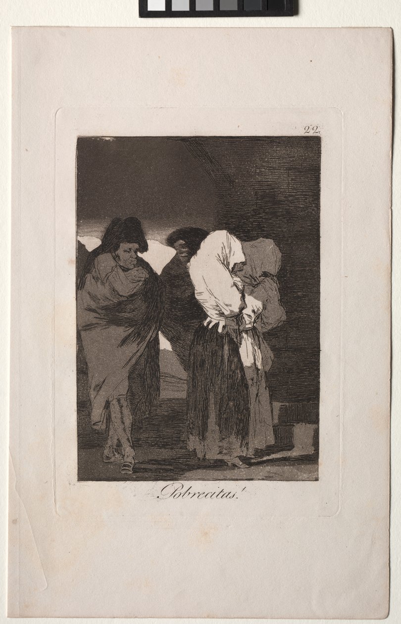 Caprichos: Zavallı Küçük Kızlar! by Francisco de Goya
