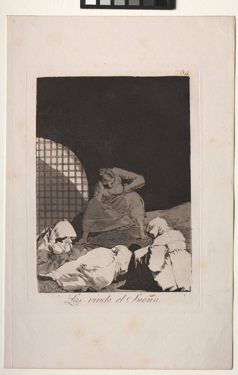 Caprichos: Uyku Onları Yeniyor by Francisco de Goya